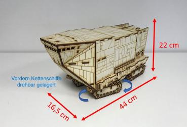 Star Wars - Sandcarwler als 3D Großmodell Abmessungen